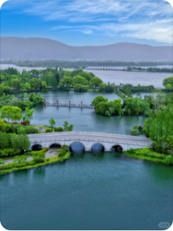 常熟虞山尚湖风景图