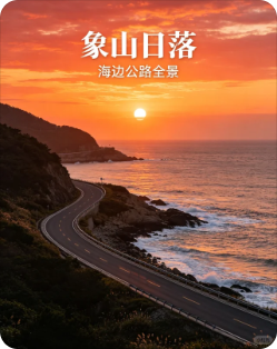 象山石浦/东海半边山风景图