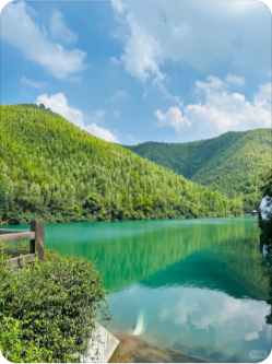天目湖+南山竹海风景图
